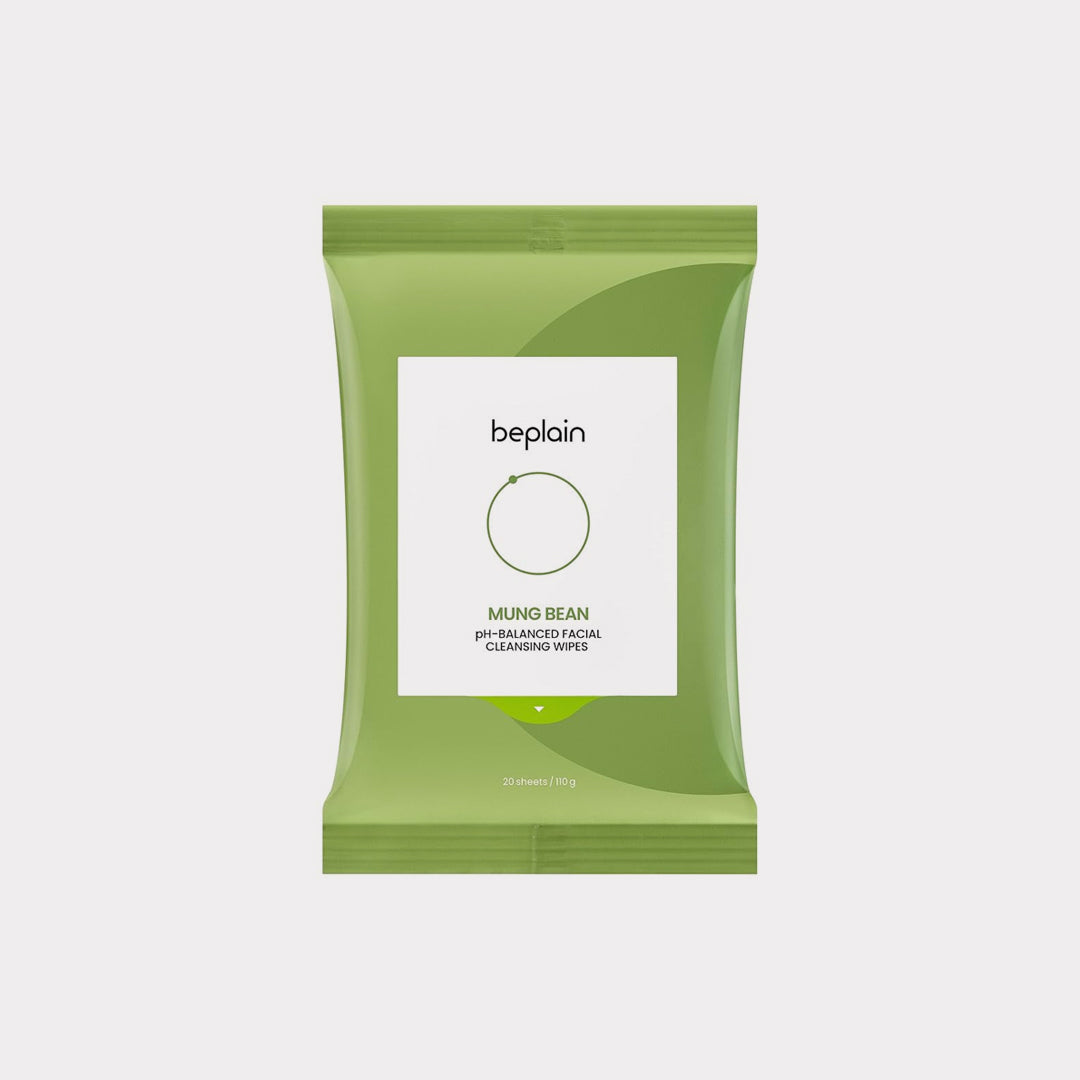 beplain Mung Bean pH-balanced Facial Cleansing Wipes asian authentic genuine original korean skincare montreal toronto calgary canada thekshop thekshop.ca natural organic vegan cruelty-free cosmetics kbeauty vancouver free shipping clean beauty routine skin makeup kpop stayz stan fandom photocard stray kids treasure ateez atiny dix30 brossard ddo royal mount st-bruno new store