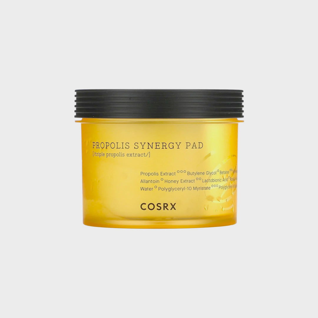 cosrx propolis synergy pad asian authentic genuine original korean skincare montreal toronto calgary canada thekshop thekshop.ca natural organic vegan cruelty-free cosmetics kbeauty vancouver free shipping clean beauty routine skin makeup