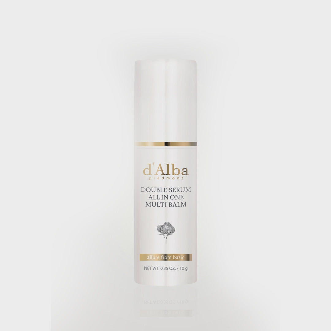 d'Alba Double Serum All In One Multi Balm 10g Korean multi-purpose moisturizing balm stick with white truffle for glowing skin