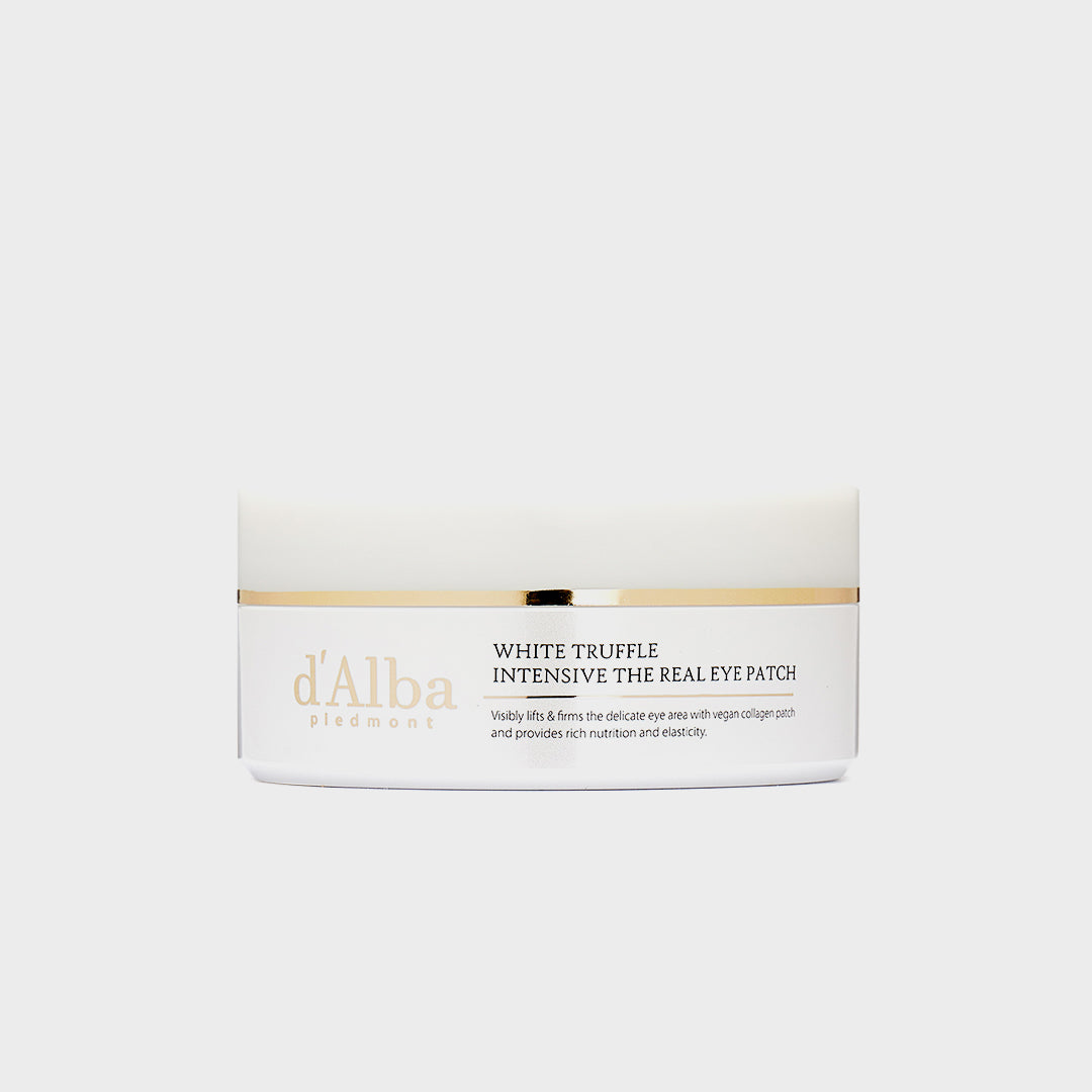 d'Alba White Truffle Intensive The Real Eye Patch 68 Patches Korean under eye mask with vegan collagen,  white truffle and peptides to skin lifting and firming