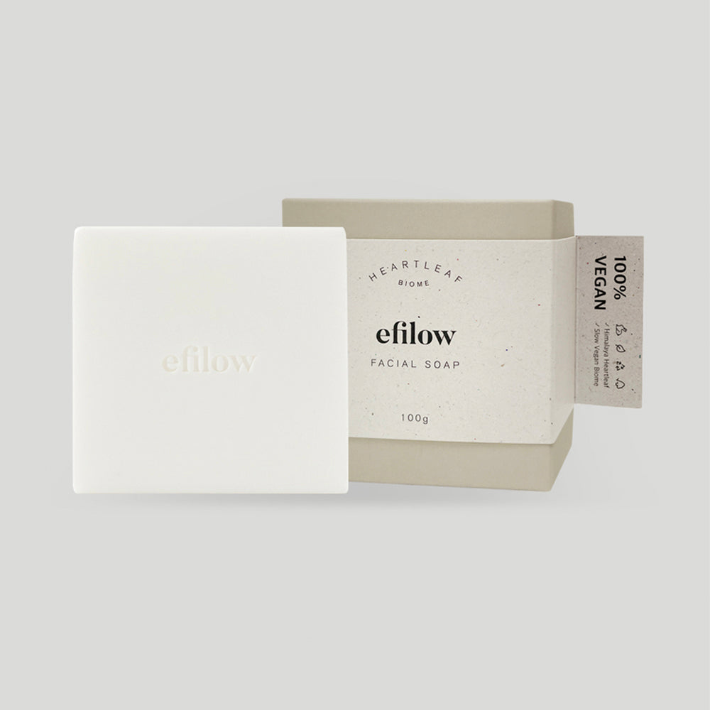 efilow Heartleaf Biome Facial Soap asian authentic genuine original korean skincare montreal toronto calgary canada thekshop thekshop.ca natural organic vegan cruelty-free cosmetics kbeauty vancouver free shipping clean beauty routine skin makeup kpop stayz stan fandom photocard stray kids treasure 