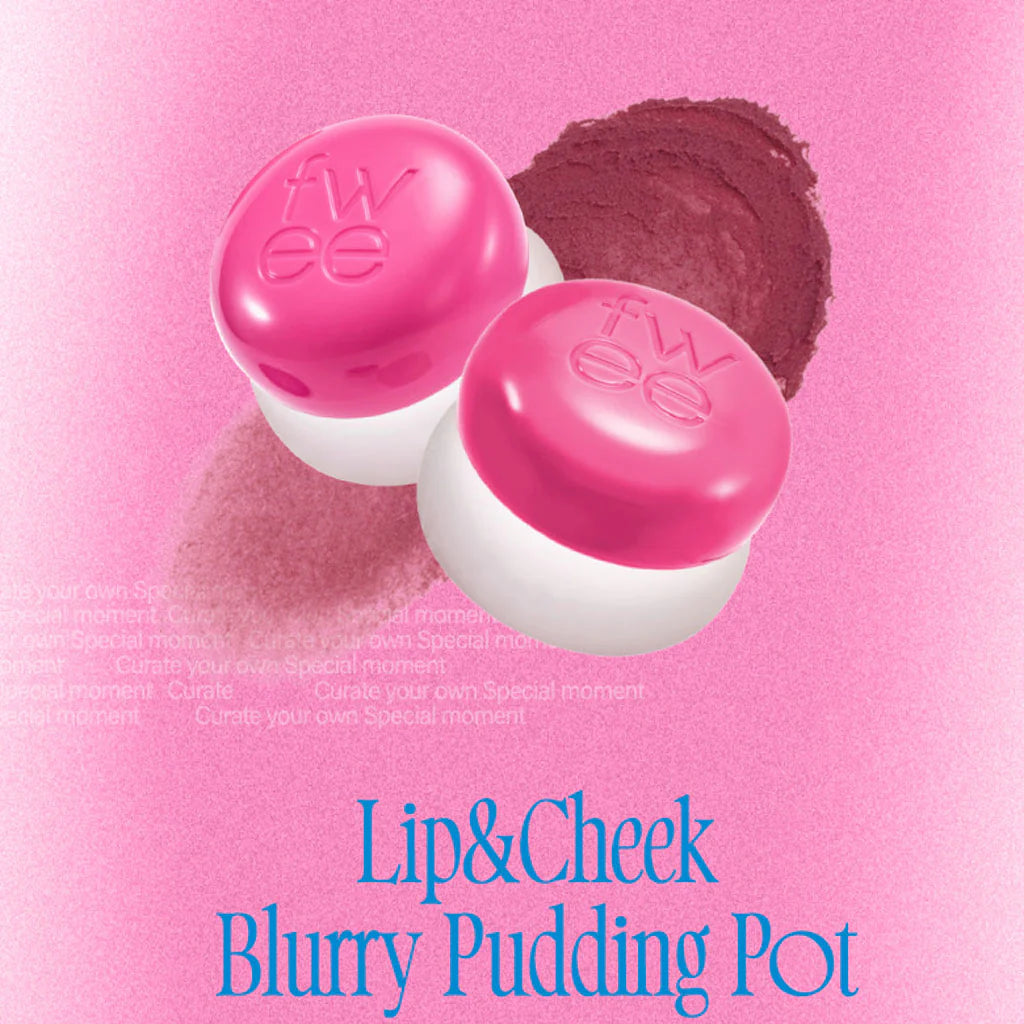 fwee Lip&Cheek Blurry Pudding Pot asian authentic genuine original korean skincare montreal toronto calgary canada thekshop thekshop.ca natural organic vegan cruelty-free cosmetics kbeauty vancouver free shipping clean beauty routine skin makeup kpop stayz stan fandom photocard stray kids treasure ateez atiny dix30 brossard