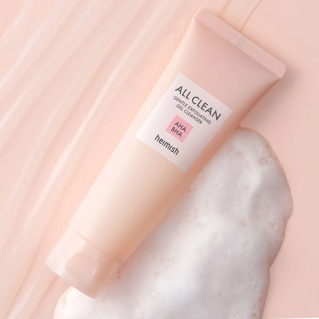 heimish All Clean Gentle Exfoliating Gel Cleanser asian authentic genuine original korean skincare montreal toronto calgary canada thekshop thekshop.ca natural organic vegan cruelty-free cosmetics kbeauty vancouver free shipping clean beauty routine skin makeup kpop stayz stan fandom photocard stray kids treasure ateez atiny dix30 brossard