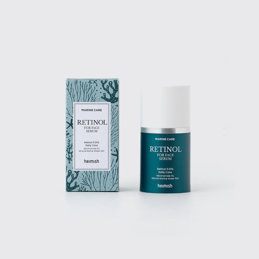 heimish Marine Care Retinol For Face Serum asian authentic genuine original korean skincare montreal toronto calgary canada thekshop thekshop.ca natural organic vegan cruelty-free cosmetics kbeauty vancouver free shipping clean beauty routine skin makeup kpop stayz stan fandom photocard stray kids treasure ateez atiny dix30 brossard