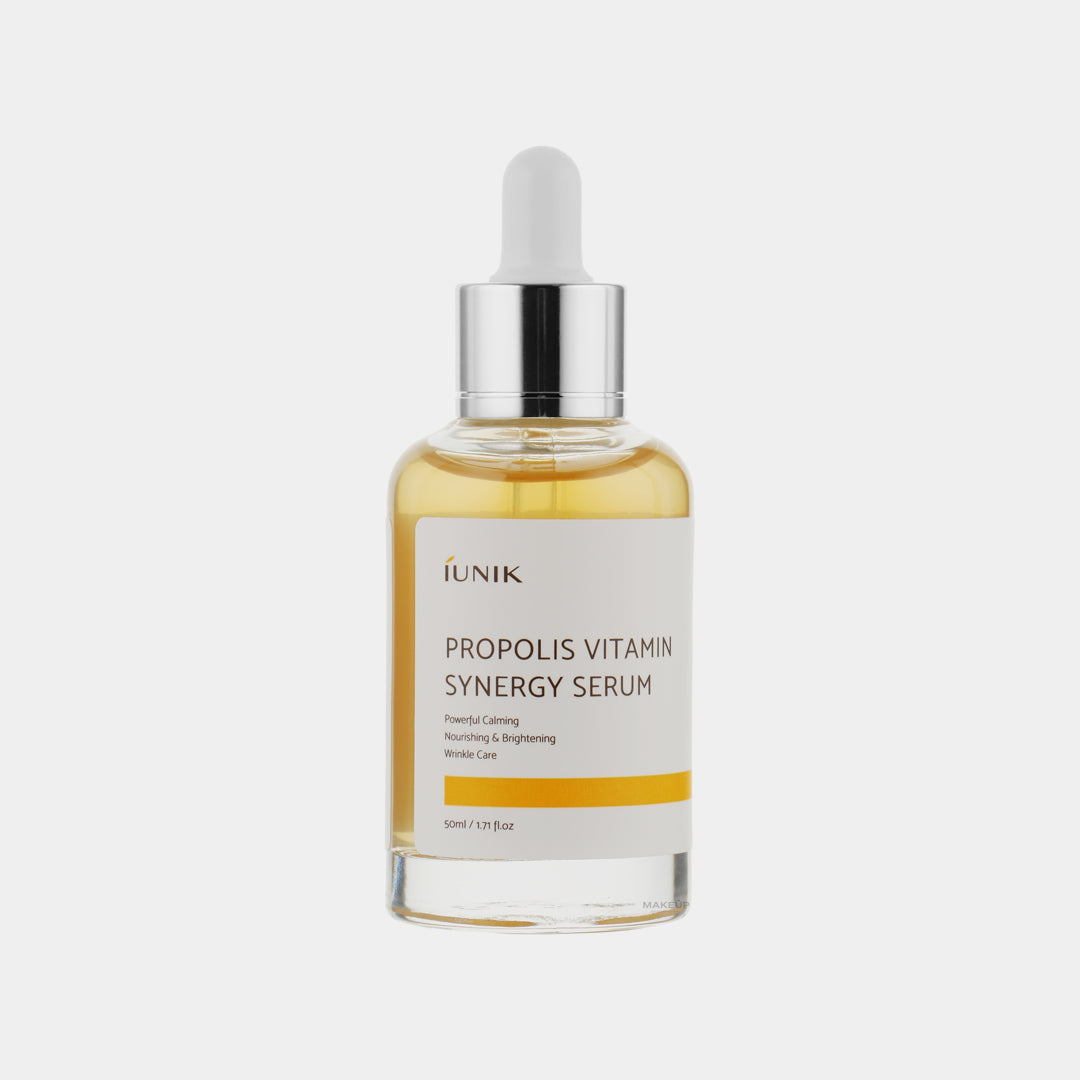 iUNIK Propolis Vitamin Synergy Serum asian authentic genuine original korean skincare montreal toronto calgary canada thekshop thekshop.ca natural organic vegan cruelty-free cosmetics kbeauty vancouver free shipping clean beauty routine skin makeup kpop stayz stan fandom photocard stray kids treasure ateez atiny dix30 brossard ddo st-bruno new store
