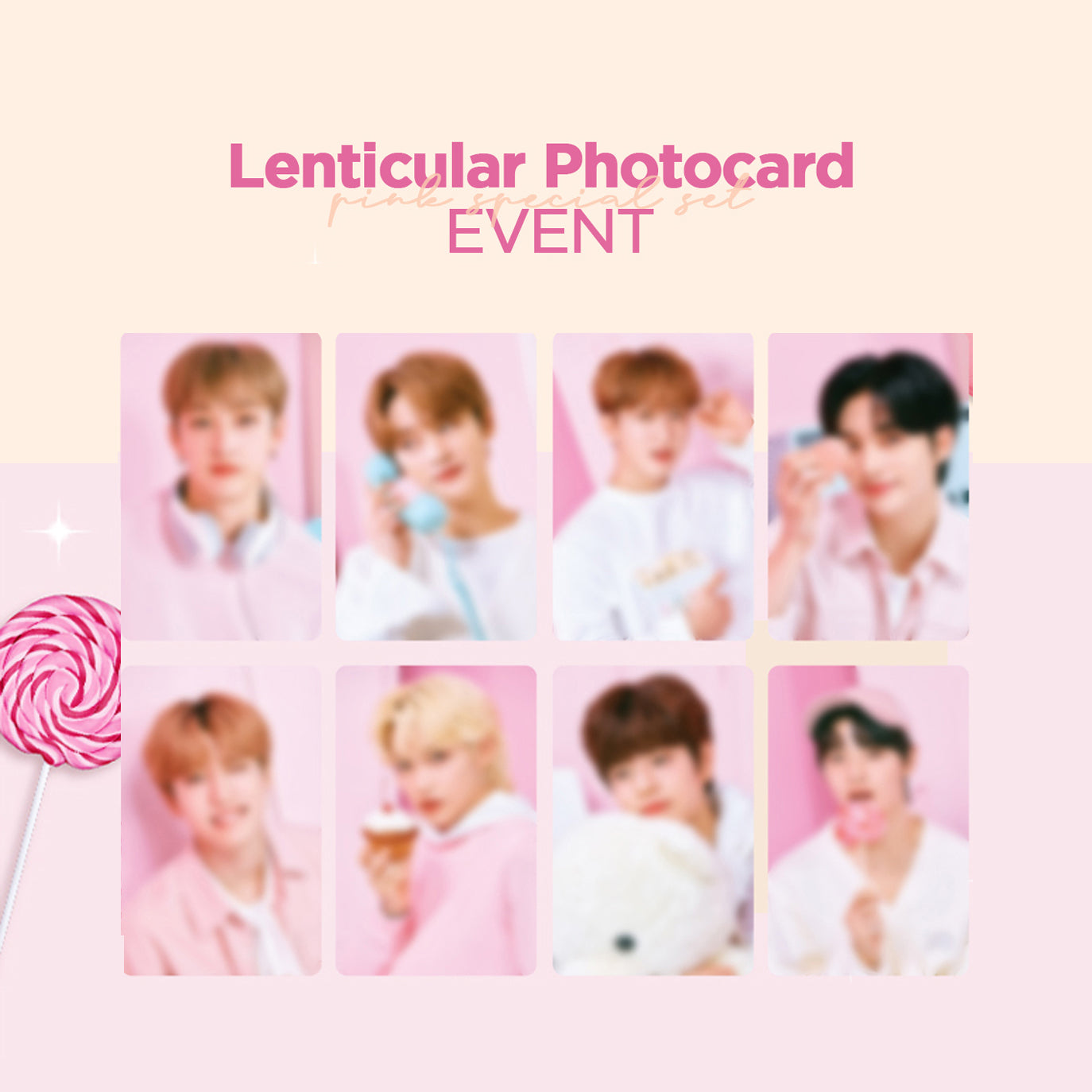 Événement spécial Nacific x Stray Kids Photocard - Choisissez votre ensemble !
