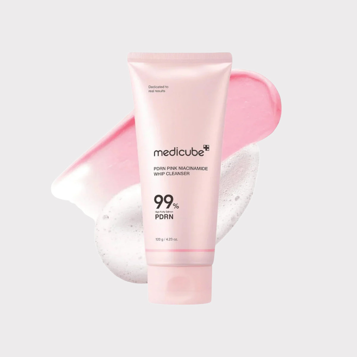 medicube PDRN Pink Niacinamide Whip Cleanser Korean gentle skin brightening everyday cleanser 
