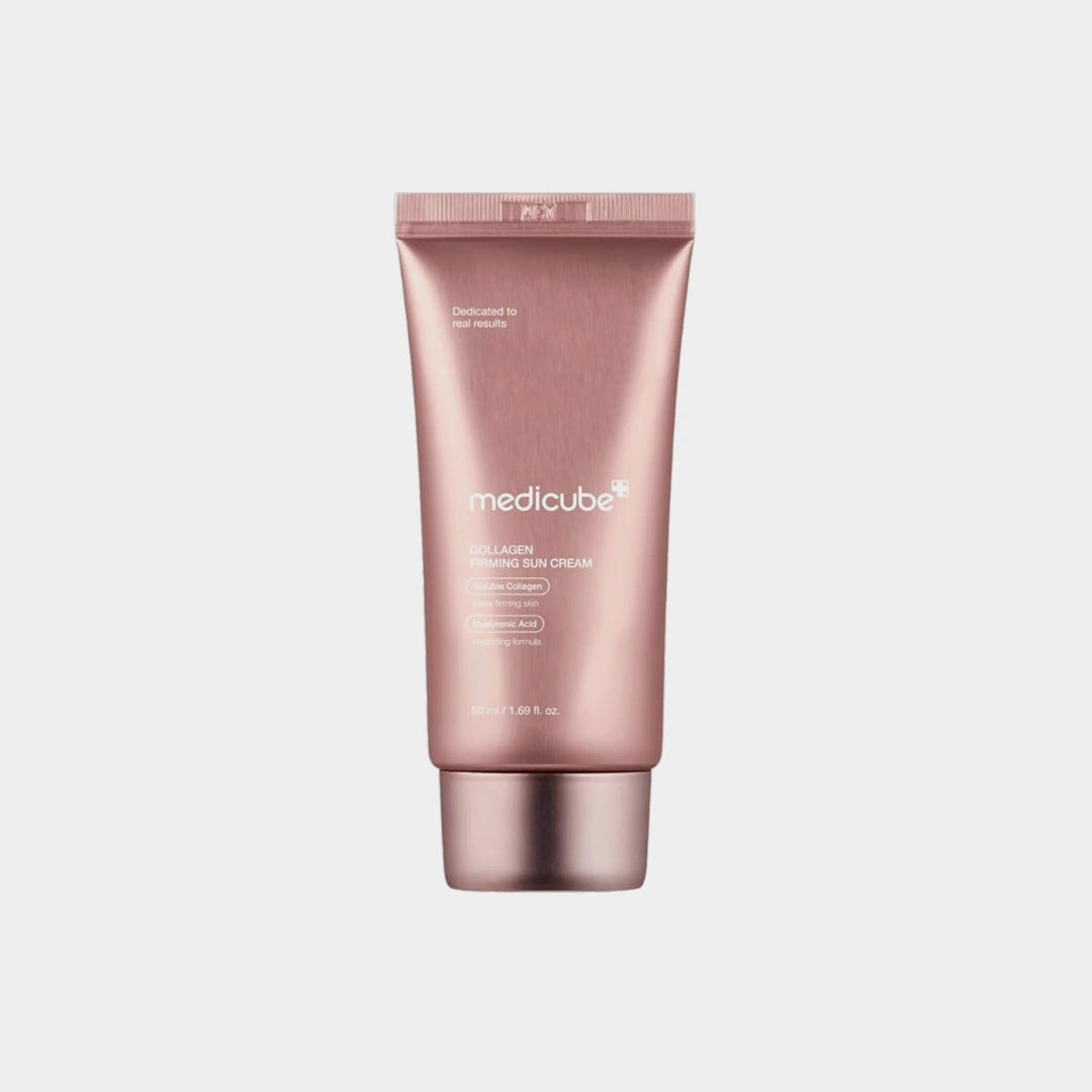 medicube Collagen Firming Sun Cream asian authentic genuine original korean skincare montreal toronto calgary canada thekshop thekshop.ca natural organic vegan cruelty-free cosmetics kbeauty vancouver free shipping clean beauty routine skin makeup kpop stayz stan fandom photocard stray kids treasure ateez atiny dix30 brossard ddo royal mount st-bruno new store