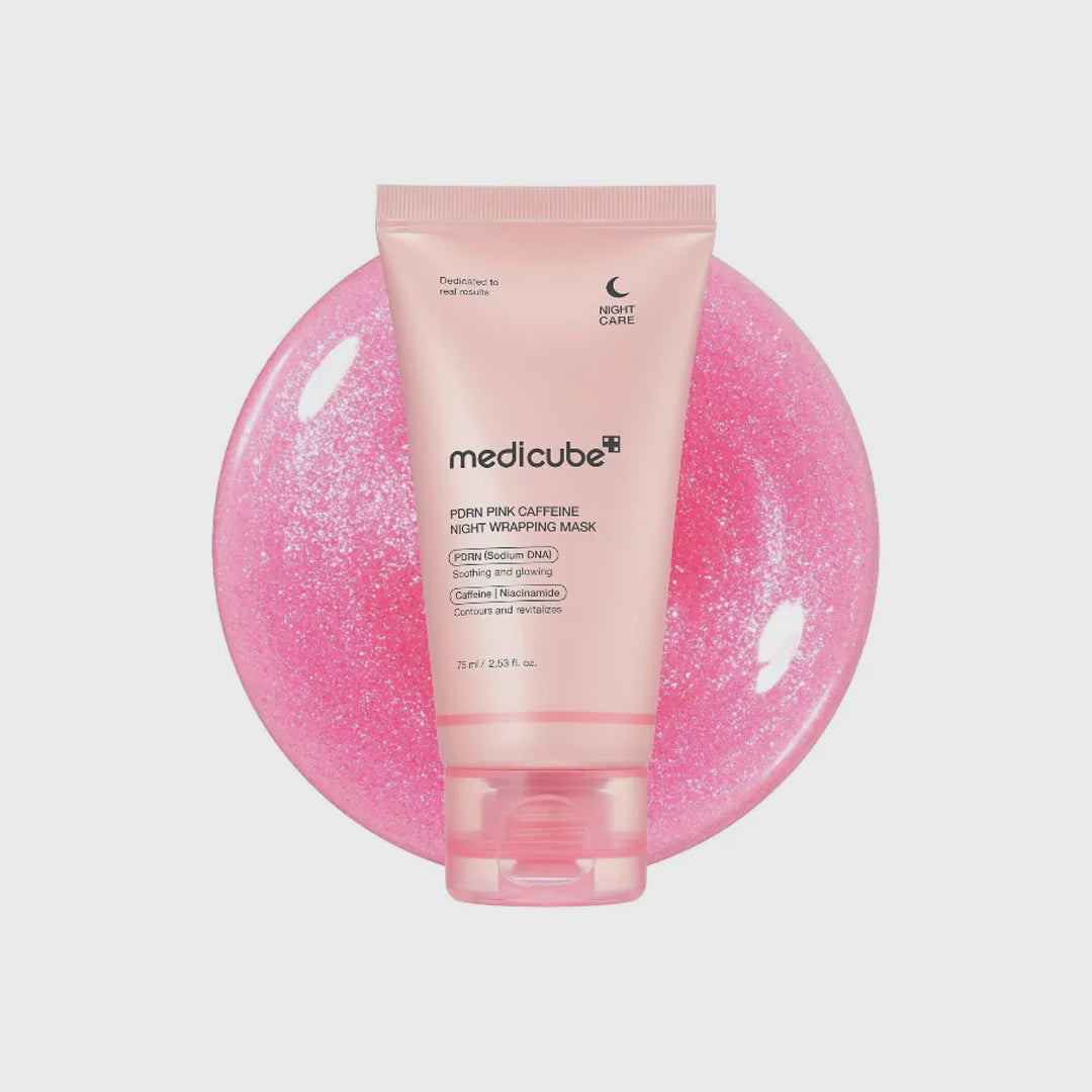 medicube PDRN Pink Caffeine Night Wrapping Mask asian authentic genuine original korean skincare montreal toronto calgary canada thekshop thekshop.ca natural organic vegan cruelty-free cosmetics kbeauty vancouver free shipping clean beauty routine skin makeup kpop stayz stan fandom photocard stray kids treasure ateez atiny dix30 brossard ddo royal mount st-bruno new store