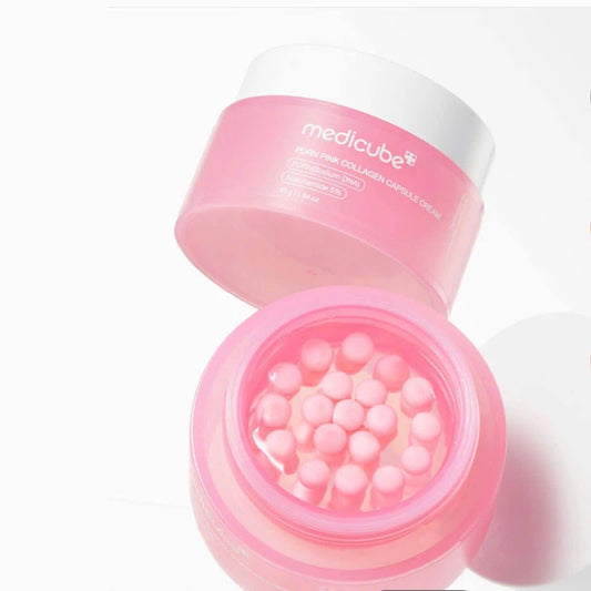 medicube PDRN Pink Collagen Capsule Cream asian authentic genuine original korean skincare montreal toronto calgary canada thekshop thekshop.ca natural organic vegan cruelty-free cosmetics kbeauty vancouver free shipping clean beauty routine skin makeup kpop stayz stan fandom photocard stray kids treasure ateez atiny dix30 brossard ddo st-bruno new store