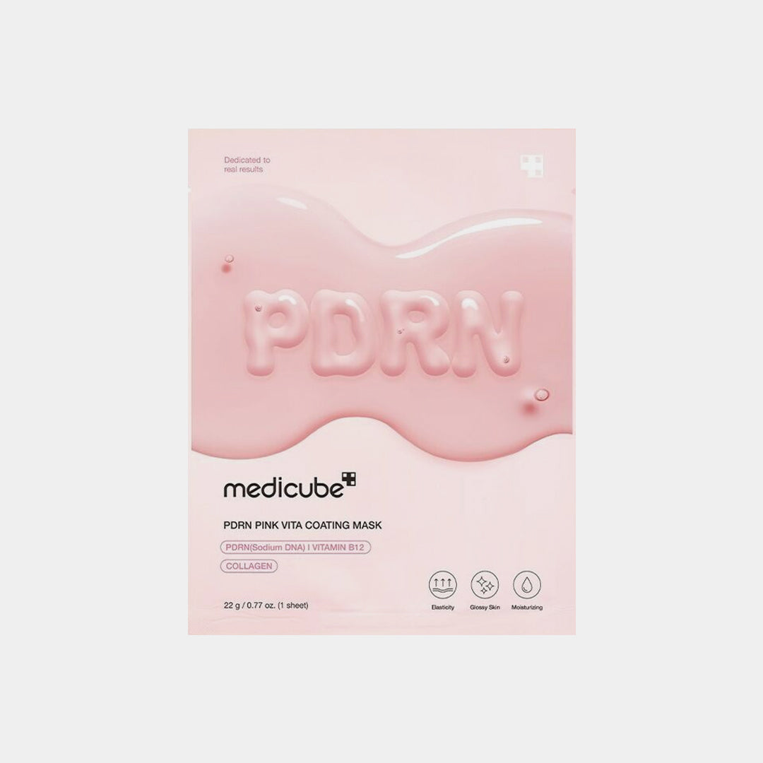 medicube PDRN Pink Vita Coating Mask  asian authentic genuine original korean skincare montreal toronto calgary canada thekshop thekshop.ca natural organic vegan cruelty-free cosmetics kbeauty vancouver free shipping clean beauty routine skin makeup kpop stayz stan fandom photocard stray kids treasure ateez atiny dix30 brossard ddo st-bruno new store