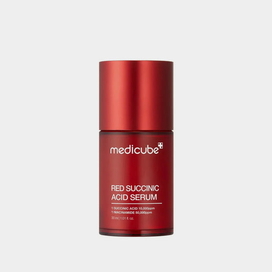 medicube Red Succinic Acid Serum  asian authentic genuine original korean skincare montreal toronto calgary canada thekshop thekshop.ca natural organic vegan cruelty-free cosmetics kbeauty vancouver free shipping clean beauty routine skin makeup kpop stayz stan fandom photocard stray kids treasure ateez atiny dix30 brossard ddo royal mount st-bruno new store