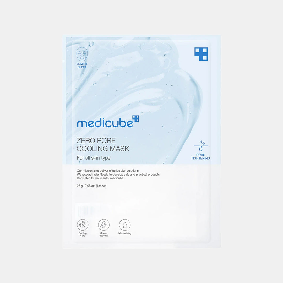 medicube Zero Pore Cooling Mask asian authentic genuine original korean skincare montreal toronto calgary canada thekshop thekshop.ca natural organic vegan cruelty-free cosmetics kbeauty vancouver free shipping clean beauty routine skin makeup kpop stayz stan fandom photocard stray kids treasure ateez atiny dix30 brossard ddo st-bruno new store