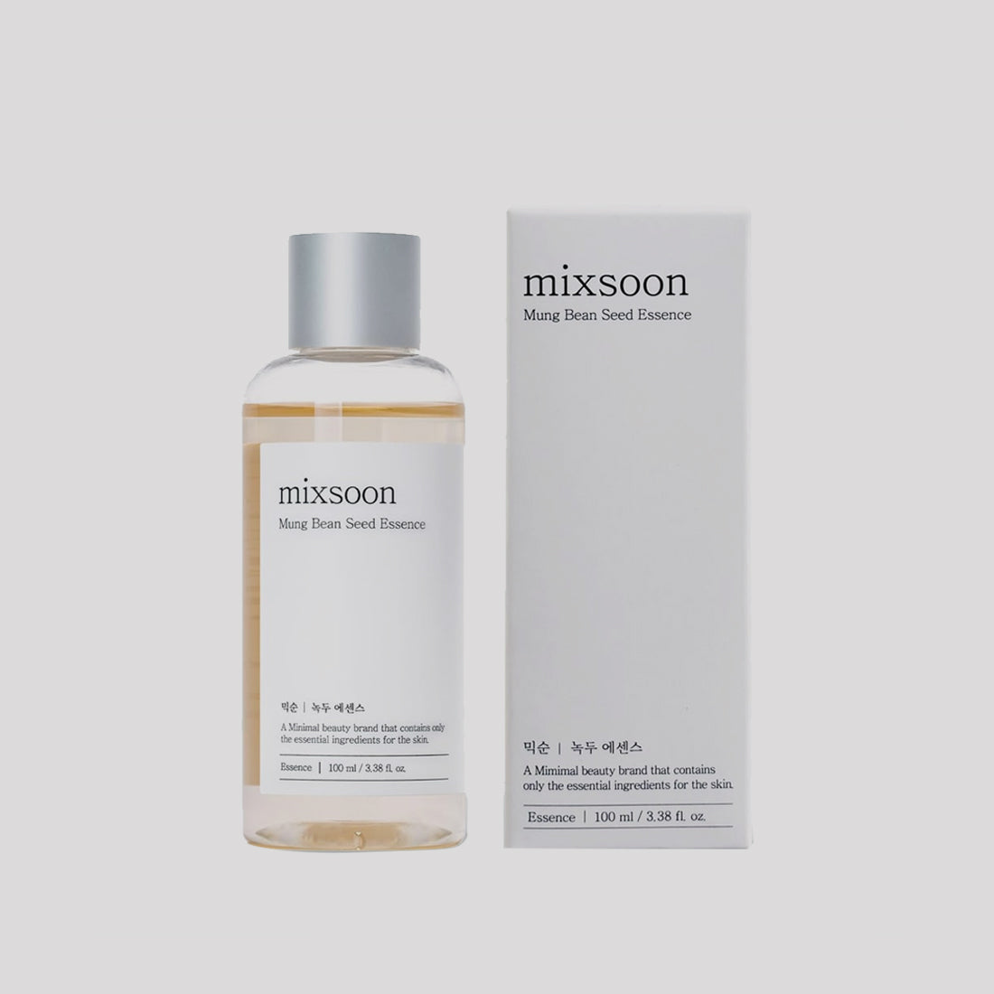 mixsoon Mung Bean Seed Essence  asian authentic genuine original korean skincare montreal toronto calgary canada thekshop thekshop.ca natural organic vegan cruelty-free cosmetics kbeauty vancouver free shipping clean beauty routine skin makeup kpop stayz stan fandom photocard stray kids treasure ateez atiny  