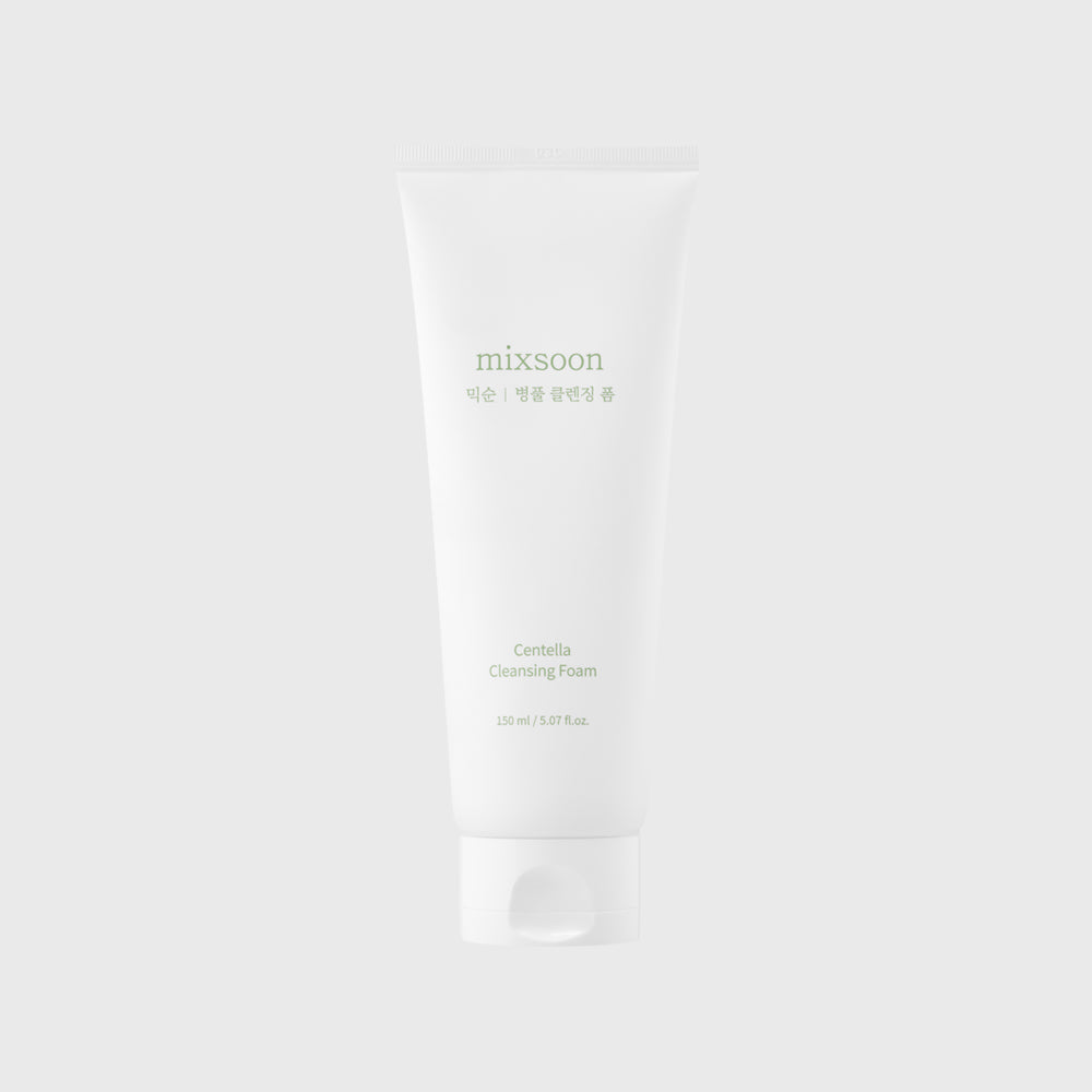 mixsoon Centella Cleansing Foam asian authentic genuine original korean skincare montreal toronto calgary canada thekshop thekshop.ca natural organic vegan cruelty-free cosmetics kbeauty vancouver free shipping clean beauty routine skin makeup kpop stayz stan fandom photocard stray kids treasure ateez atiny dix30 brossard