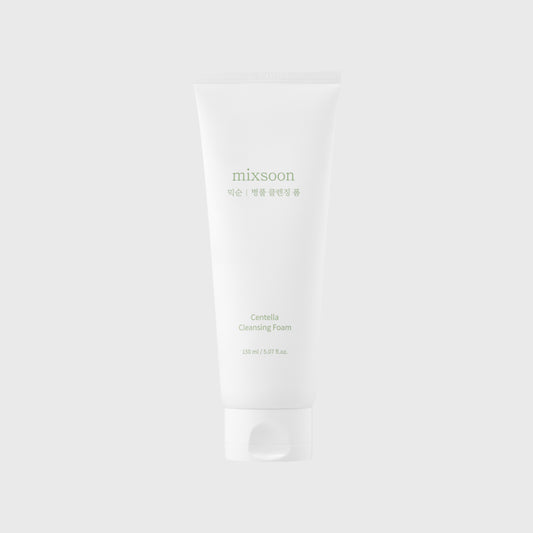 mixsoon Centella Cleansing Foam asian authentic genuine original korean skincare montreal toronto calgary canada thekshop thekshop.ca natural organic vegan cruelty-free cosmetics kbeauty vancouver free shipping clean beauty routine skin makeup kpop stayz stan fandom photocard stray kids treasure ateez atiny dix30 brossard