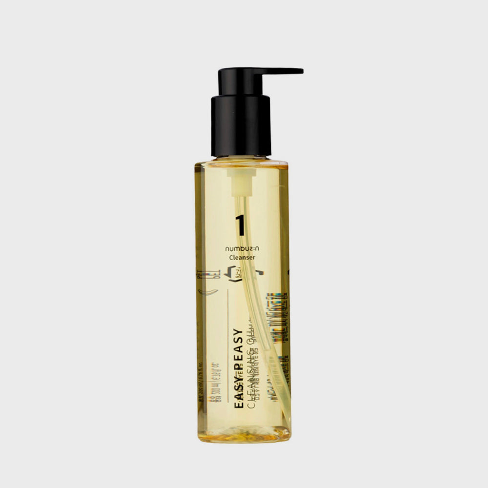 numbuzin No..1 Easy Peasy Cleansing Oil asian authentic genuine original korean skincare montreal toronto calgary canada thekshop thekshop.ca natural organic vegan cruelty-free cosmetics kbeauty vancouver free shipping clean beauty routine skin makeup kpop stayz stan fandom photocard stray kids treasure 