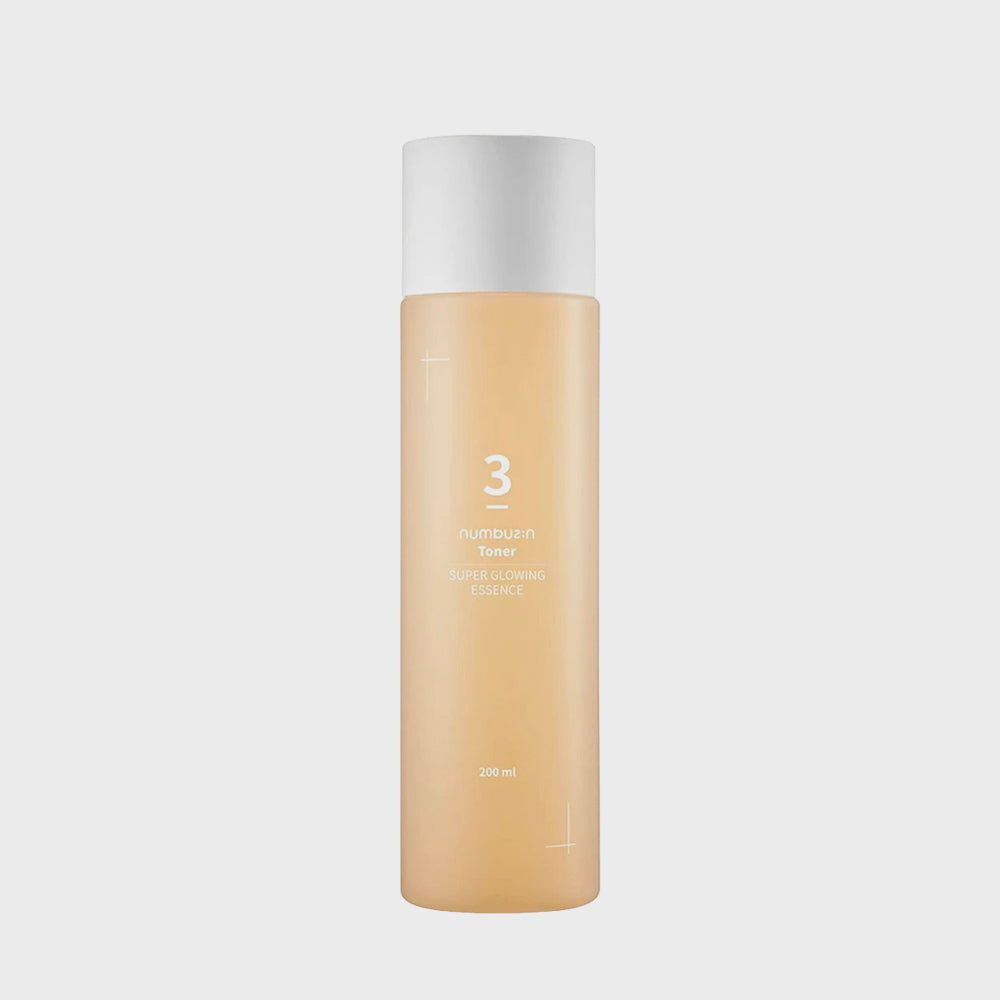 numbuzin No.3 Super Glowing Essence Toner  asian authentic genuine original korean skincare montreal toronto calgary canada thekshop thekshop.ca natural organic vegan cruelty-free cosmetics kbeauty vancouver free shipping clean beauty routine skin makeup kpop stayz stan fandom photocard stray kids treasure 