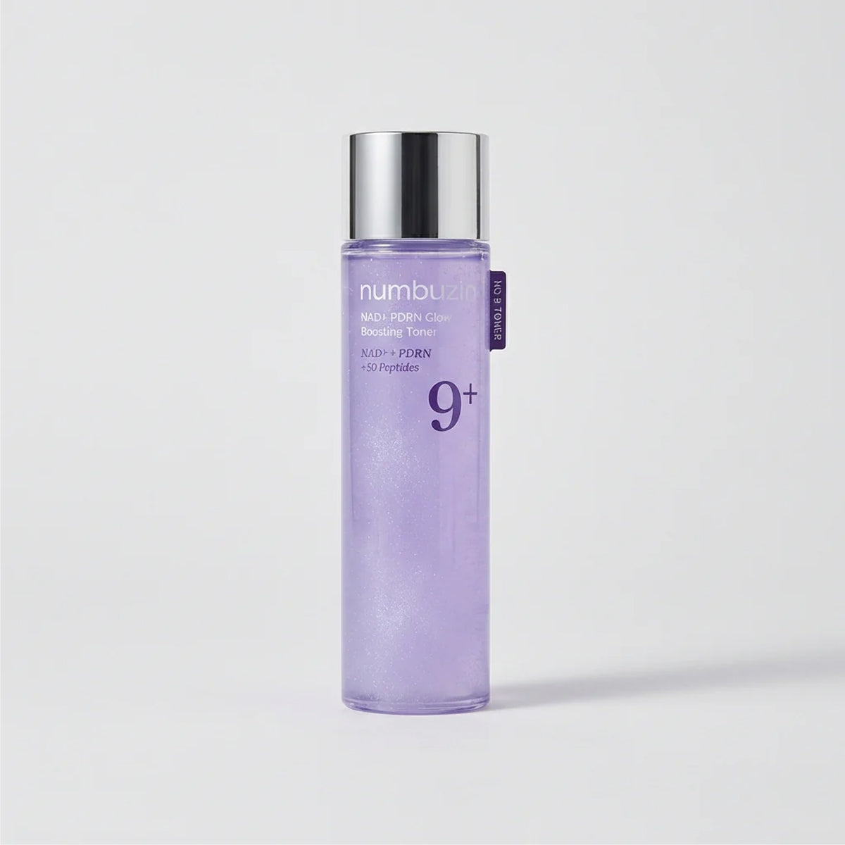 numbuzin No.9 NAD+ PDRN Glow Boosting Toner 150ml Korean essence-like, anti-aging peptite-rich toner designed to revitalize dull skin, improve elasticity, and provide a "glass-skin" radiant finish.