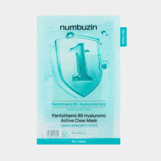 numbuzin No. 1 Pantothenic B5 Hyaluronic Active Clear Mask Sheet