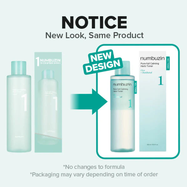 numbuzin No. 1 Pure-Full Calming Toner Korean Low pH (5.5), non-comedogenic, vegan, and cruelty-free toner for senitive skin formulated without fragrances, essential oils, drying alcohols, parabens, and sulfates