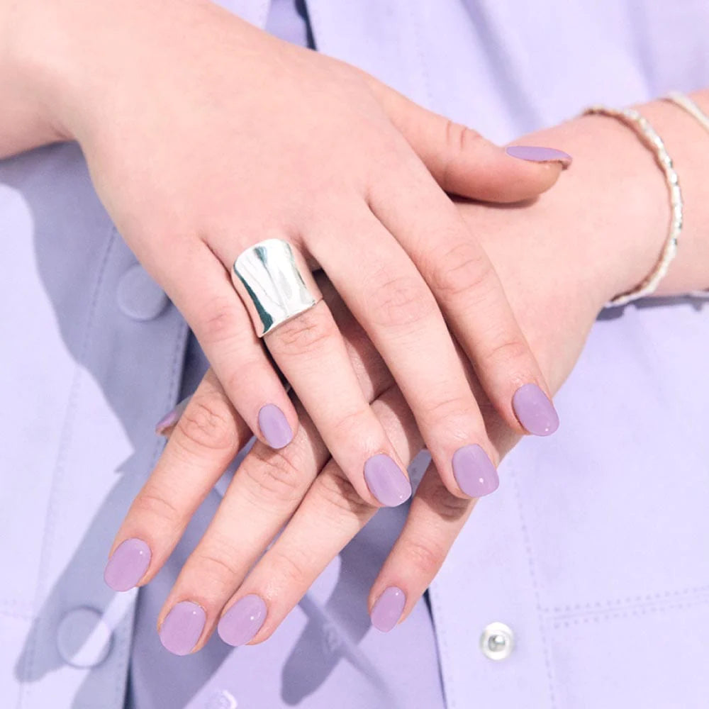 ohora Semi Cured Gel Nail Strips N Blueberry Jam diy gel extension manicure design art asian authentic genuine original korean skincare montreal toronto calgary canada thekshop thekshop.ca natural organic vegan cruelty-free cosmetics kbeauty vancouver free shipping clean beauty routine skin makeup