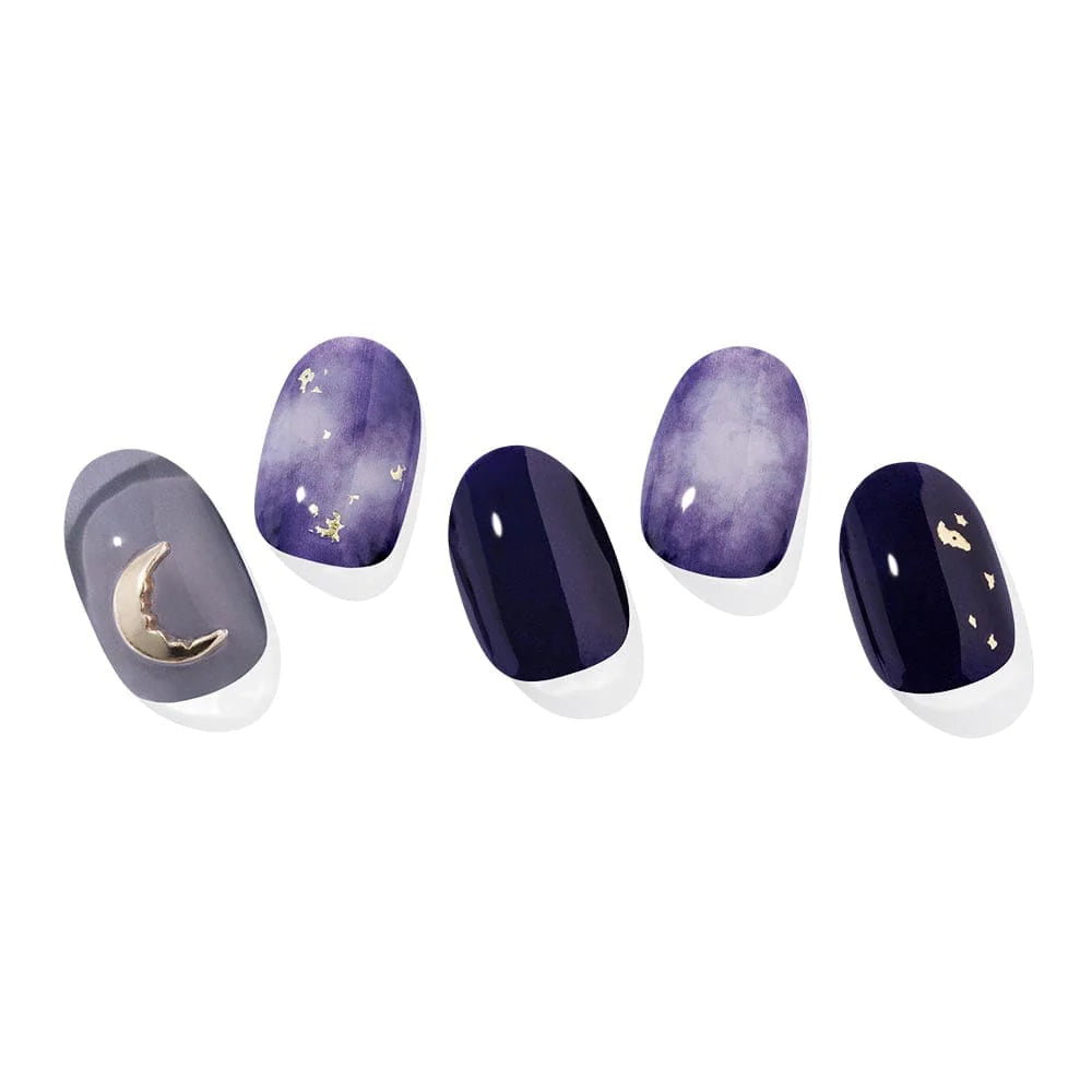 ohora Semi Cured Gel Nail Strips N Lunar Eclipse diy gel extension manicure design art asian authentic genuine original korean skincare montreal toronto calgary canada thekshop thekshop.ca natural organic vegan cruelty-free cosmetics kbeauty vancouver free shipping clean beauty routine skin makeup