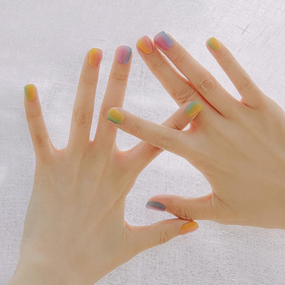 ohora Semi Cured Gel Nail Strips N Pastel diy gel extension manicure design art asian authentic genuine original korean skincare montreal toronto calgary canada thekshop thekshop.ca natural organic vegan cruelty-free cosmetics kbeauty vancouver free shipping clean beauty routine skin makeup