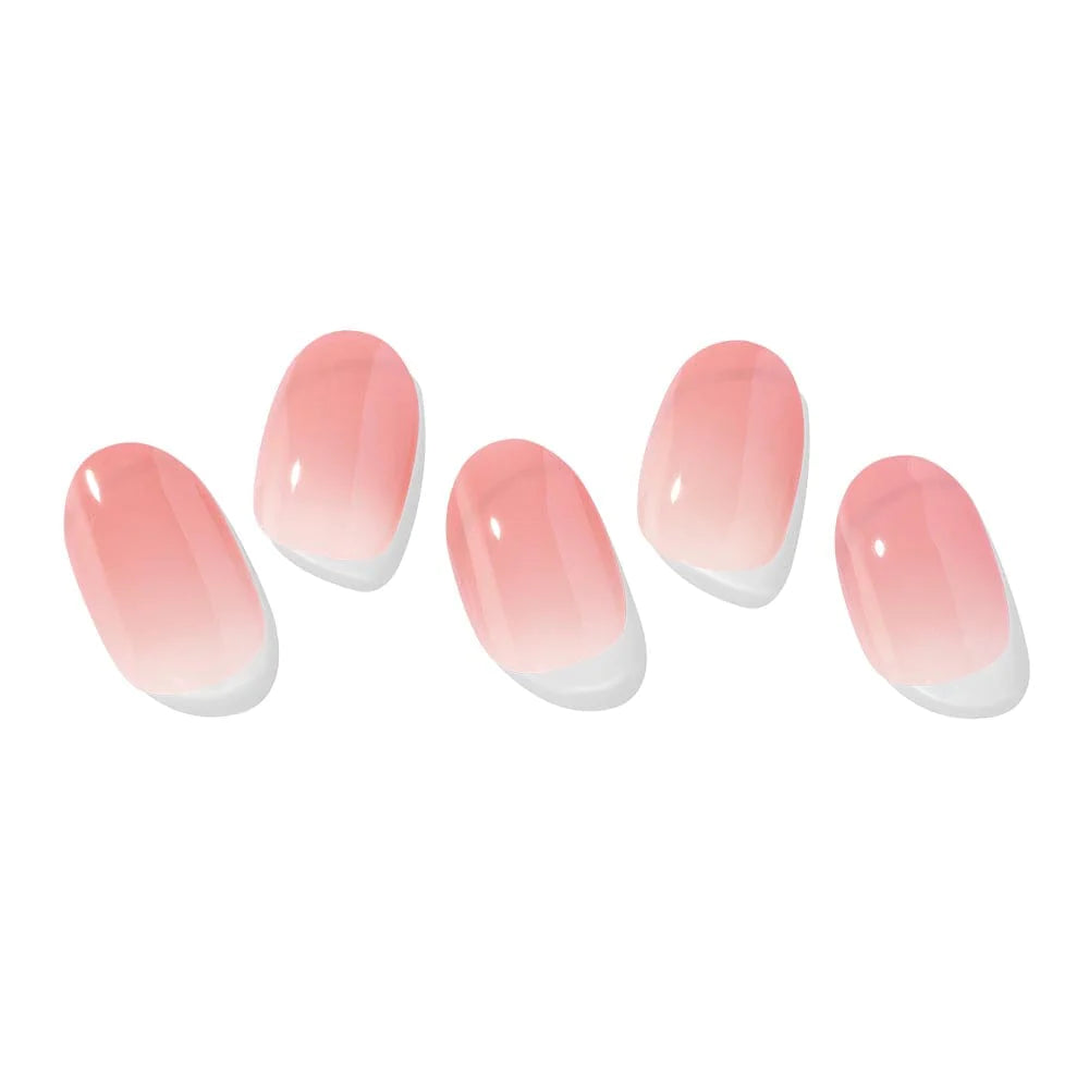 ohora Semi Cured Gel Nail Strips N Peach Latte diy gel extension manicure design art asian authentic genuine original korean skincare montreal toronto calgary canada thekshop thekshop.ca natural organic vegan cruelty-free cosmetics kbeauty vancouver free shipping clean beauty routine skin makeup