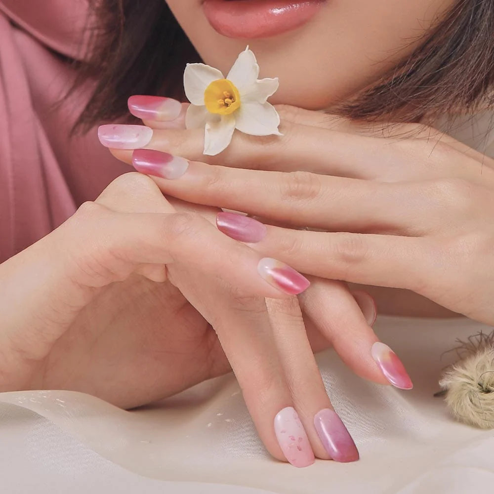 ohora Semi Cured Gel Nail Strips N Tinted diy gel extension manicure design art asian authentic genuine original korean skincare montreal toronto calgary canada thekshop thekshop.ca natural organic vegan cruelty-free cosmetics kbeauty vancouver free shipping clean beauty routine skin makeup