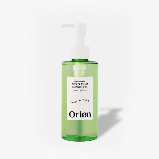 orien Mugwort Zero Film Cleansing Oil asian authentic genuine original korean skincare montreal toronto calgary canada thekshop thekshop.ca natural organic vegan cruelty-free cosmetics kbeauty vancouver free shipping clean beauty routine skin makeup kpop stayz stan fandom photocard stray kids treasure ateez atiny dix30 brossard ddo royal mount st-bruno new store