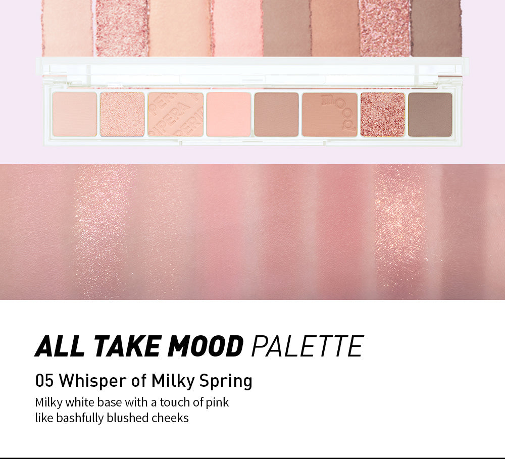 Peripera All Take Mood Palette asian authentic genuine original korean skincare montreal toronto calgary canada thekshop thekshop.ca natural organic vegan cruelty-free cosmetics kbeauty vancouver free shipping 