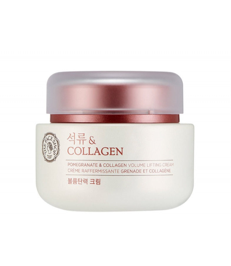 THE FACE SHOP (THEFACESHOP) Pomegranate & Collagen Volume Lifting Cream asian korean skincare montreal toronto canada thekshop thekshop.ca natural organic vegan cruelty-free cosmetics