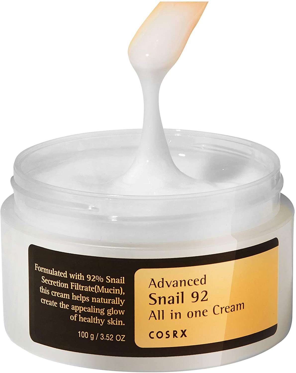 COSRX Advanced Snail 92 All in One Cream asian korean skincare montreal toronto canada thekshop thekshop.ca natural organic vegan cruelty-free cosmetics