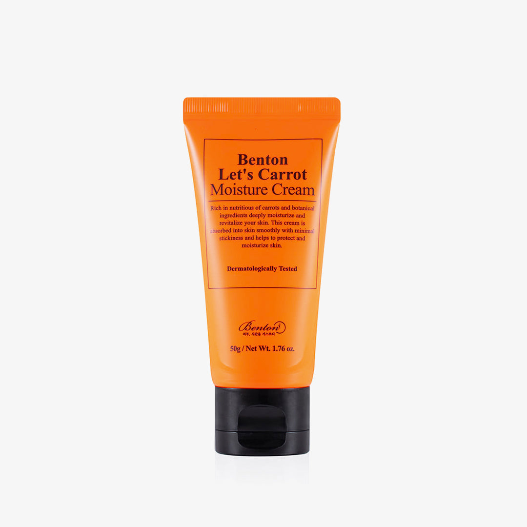 BENTON Let's Carrot Moisture Cream asian authentic genuine original korean skincare montreal toronto calgary canada thekshop thekshop.ca natural organic vegan cruelty-free cosmetics kbeauty vancouver free shipping