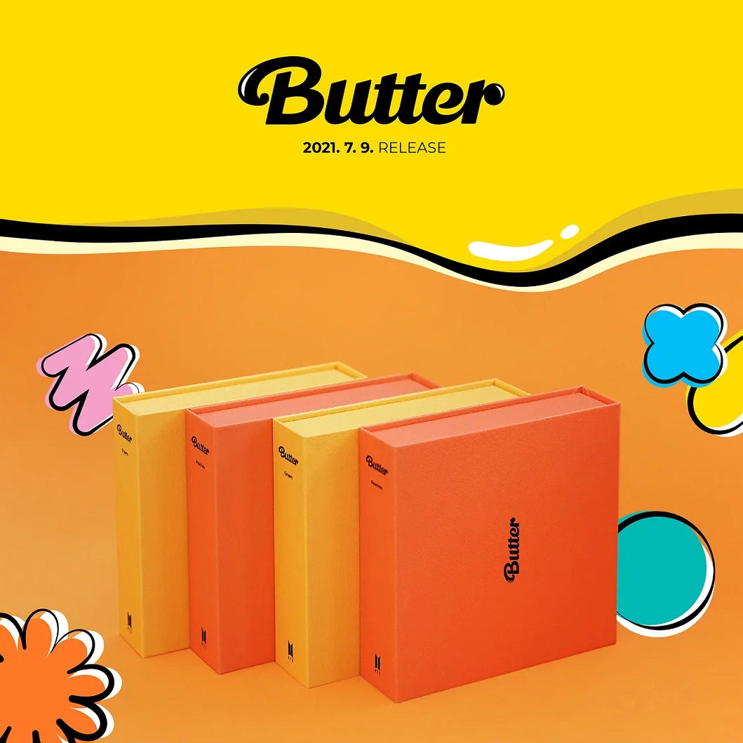 BTS ALBUM - BUTTER Permission to Dance Army kpop cream peaches kmusic 