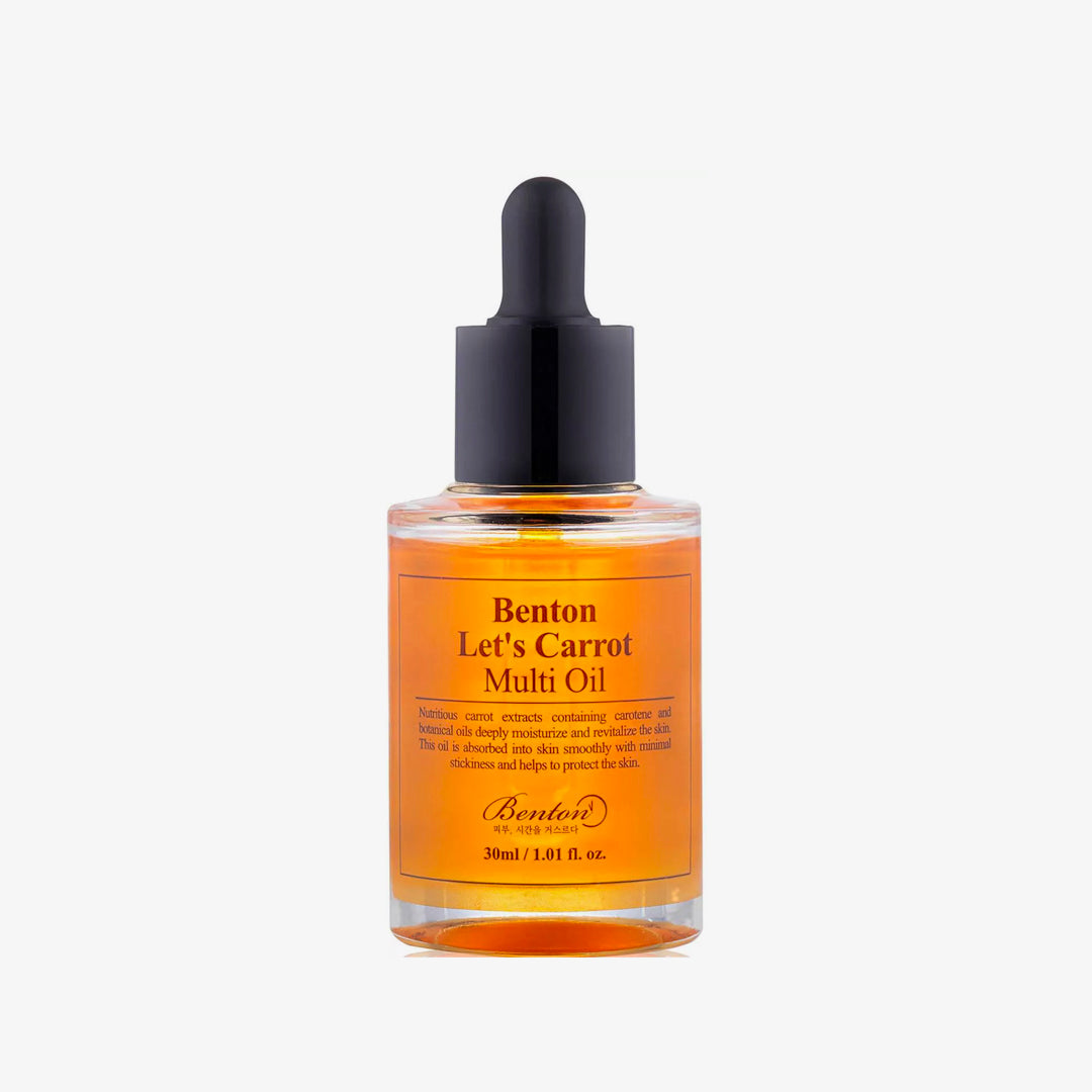 Benton Let’s Carrot Multi Oil asian authentic genuine original korean skincare montreal toronto calgary canada thekshop thekshop.ca natural organic vegan cruelty-free cosmetics kbeauty vancouver free shipping