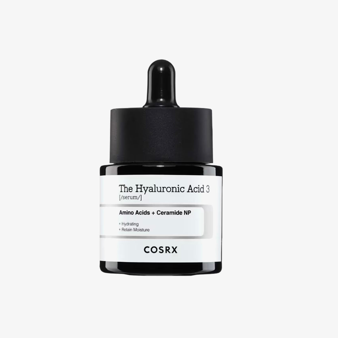 COSRX The Hyaluronic Acid 3 Serum 20ml  Korean moisturizing treatment with 3% hyaluronic acid and  Ceramide NP serum for dry and dehydrated skin