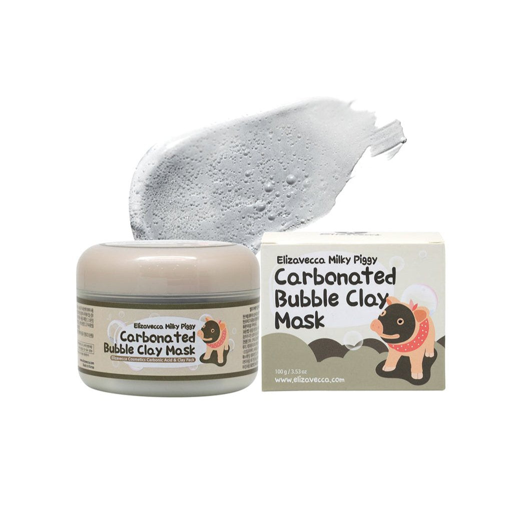 Elizavecca Milky Piggy Carbonated Bubble Clay Mask asian authentic genuine original korean skincare montreal toronto calgary canada thekshop thekshop.ca natural organic vegan cruelty-free cosmetics kbeauty vancouver free shipping clean beauty routine skin makeup kpop stayz stan fandom photocard stray kids treasure ateez atiny dix30 brossard