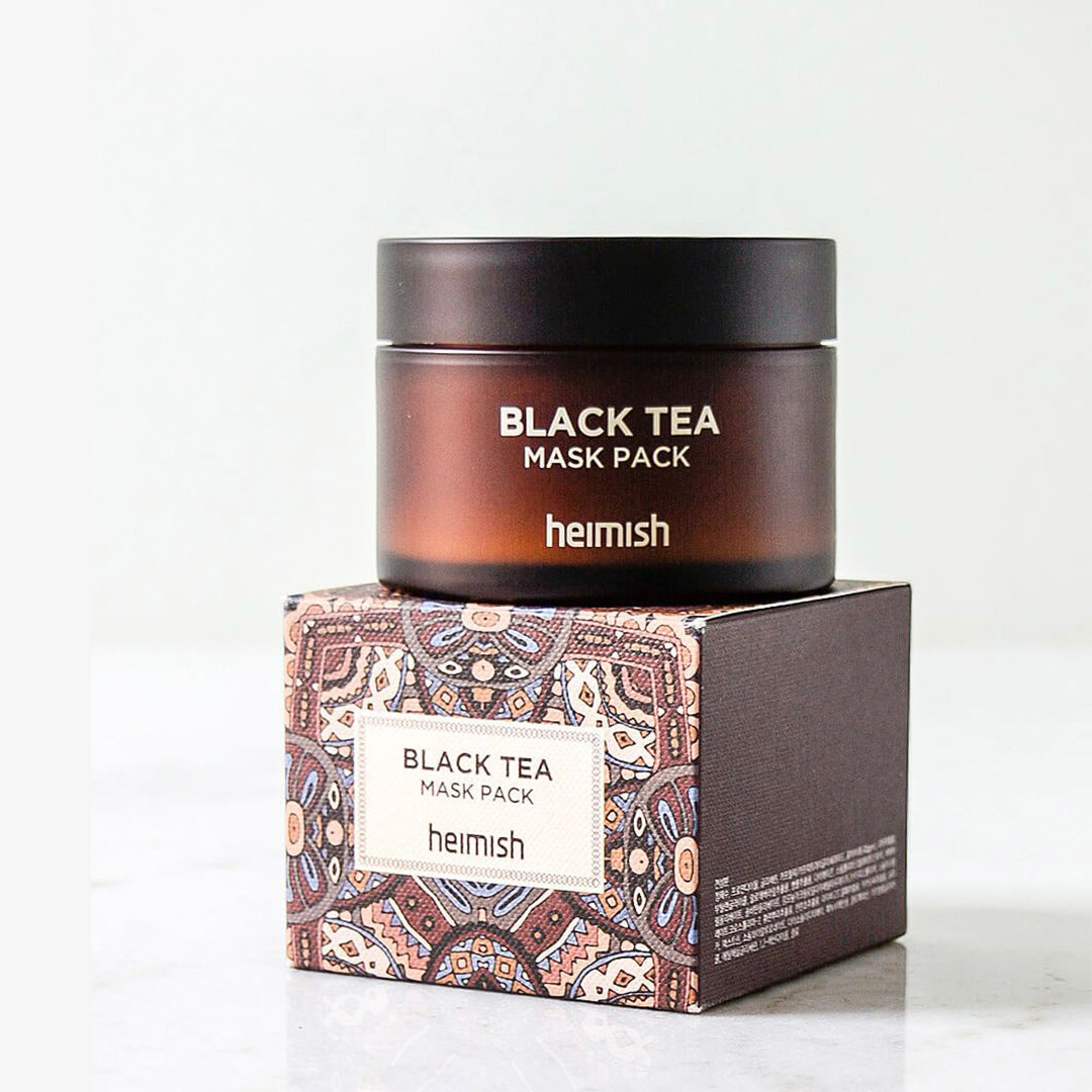 HEIMISH - Black Tea Mask Pack asian authentic genuine original korean skincare montreal toronto canada thekshop thekshop.ca natural organic vegan cruelty-free cosmetics kbeauty vancouver free shipping
