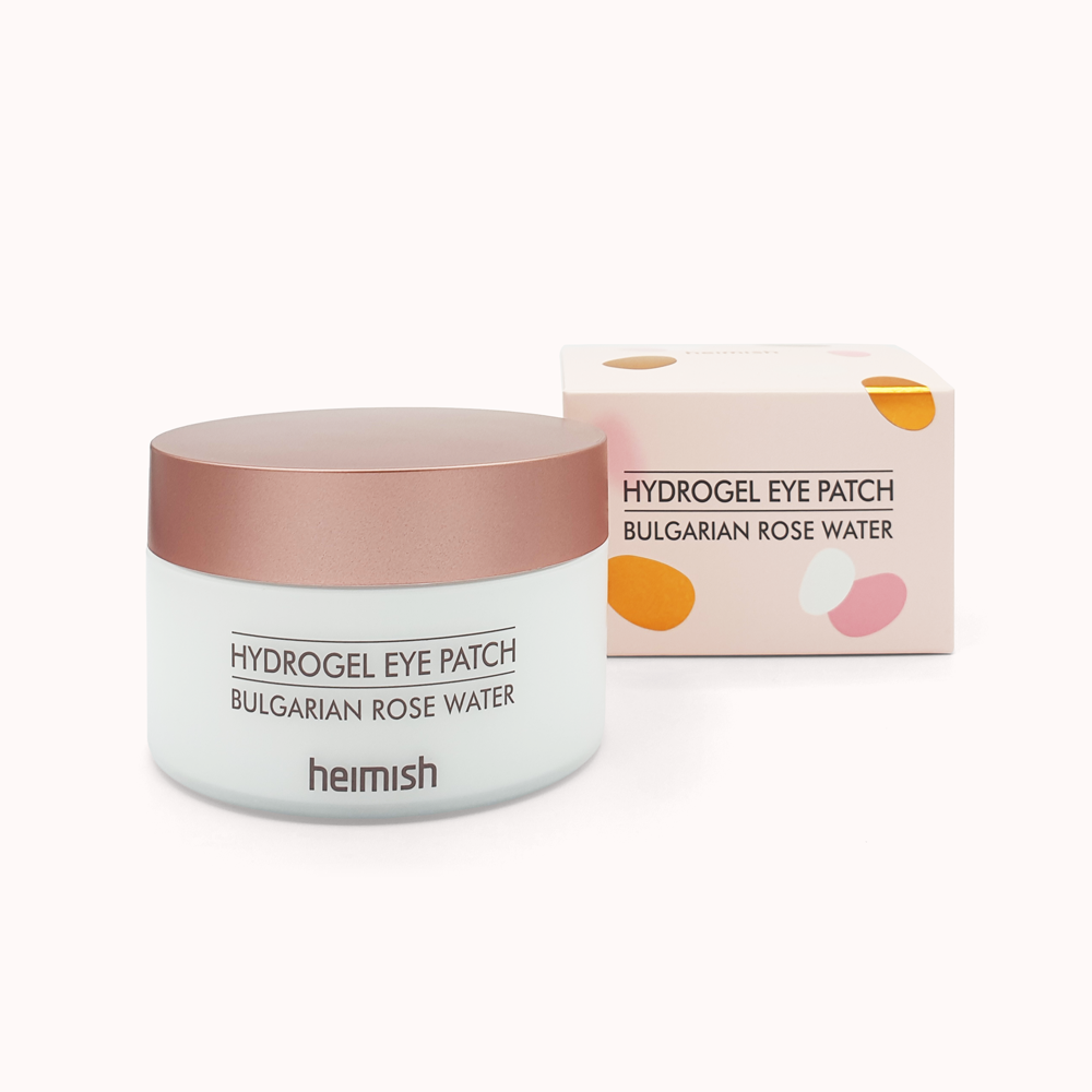 HEIMISH Bulgarian Rose Water Hydrogel Eye Patch asian authentic genuine original korean skincare montreal toronto canada thekshop thekshop.ca natural organic vegan cruelty-free cosmetics