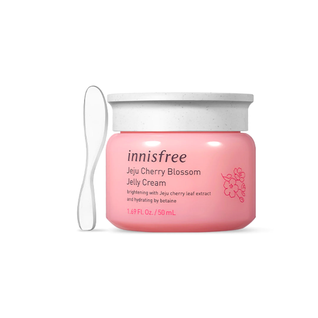 INNISFREE Jeju Cherry Blossom Jelly Cream  asian authentic genuine original korean skincare montreal toronto calgary canada thekshop thekshop.ca natural organic vegan cruelty-free cosmetics kbeauty vancouver free shipping 