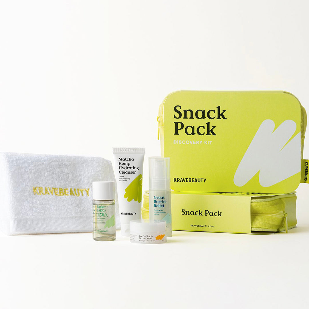 Krave Beauty Snack Pack Discovery Kit asian authentic genuine original korean skincare montreal toronto canada thekshop thekshop.ca natural organic vegan cruelty-free cosmetics kbeauty vancouver free shipping 