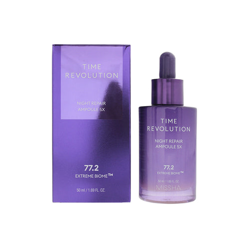 MISSHA - Time Revolution Night Repair Ampoule 5X asian authentic genuine original korean skincare montreal toronto calgary canada thekshop thekshop.ca natural organic vegan cruelty-free cosmetics kbeauty vancouver free shipping