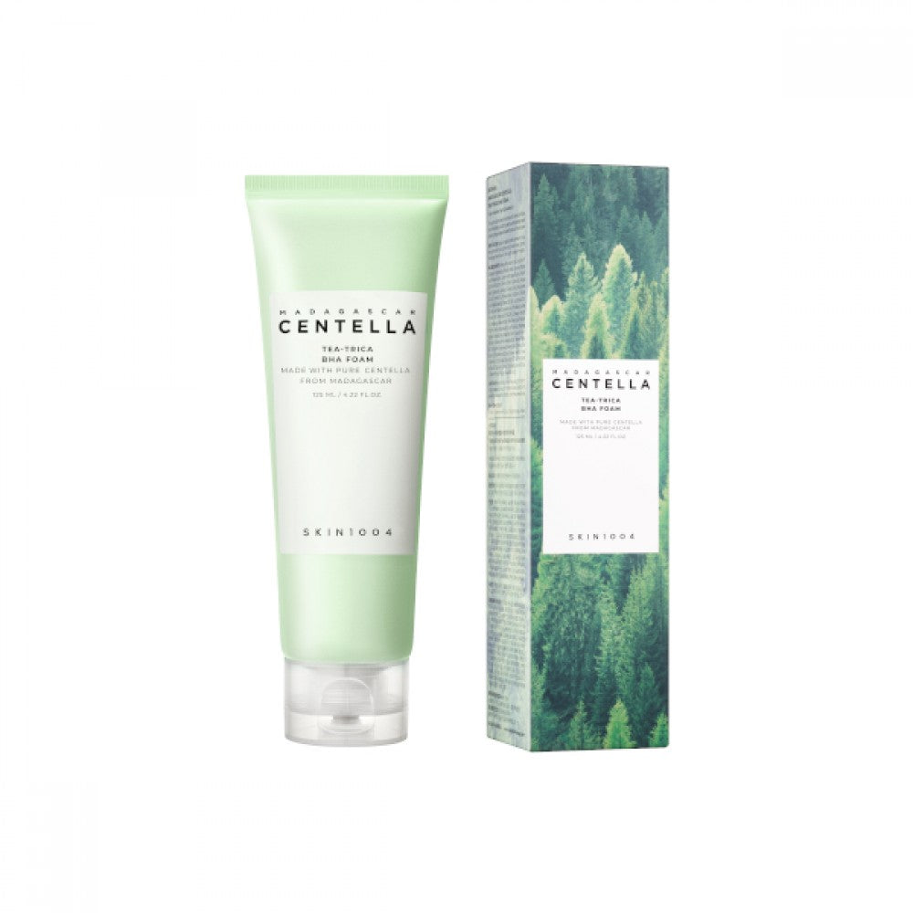 skin1004 Madagascar Centella Tea-Trica BHA Foam asian authentic genuine original korean skincare montreal toronto calgary canada thekshop thekshop.ca natural organic vegan cruelty-free cosmetics kbeauty vancouver free shipping 