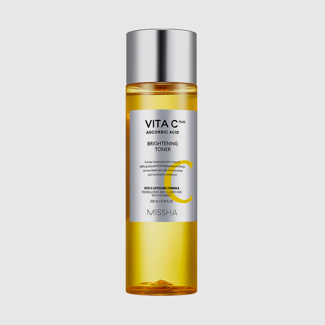 Missha Vita C Plus Brightening Toner asian authentic genuine original korean skincare montreal toronto calgary canada thekshop thekshop.ca natural organic vegan cruelty-free cosmetics kbeauty vancouver free shipping 