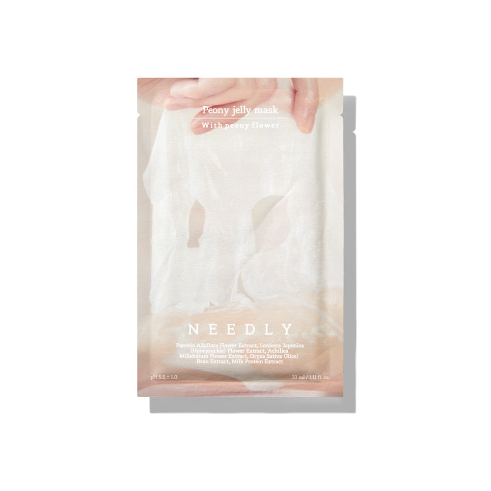 NEEDLY Peony Jelly Mask asian authentic genuine original korean skincare montreal toronto canada thekshop thekshop.ca natural organic vegan cruelty-free cosmetics kbeauty vancouver free shipping