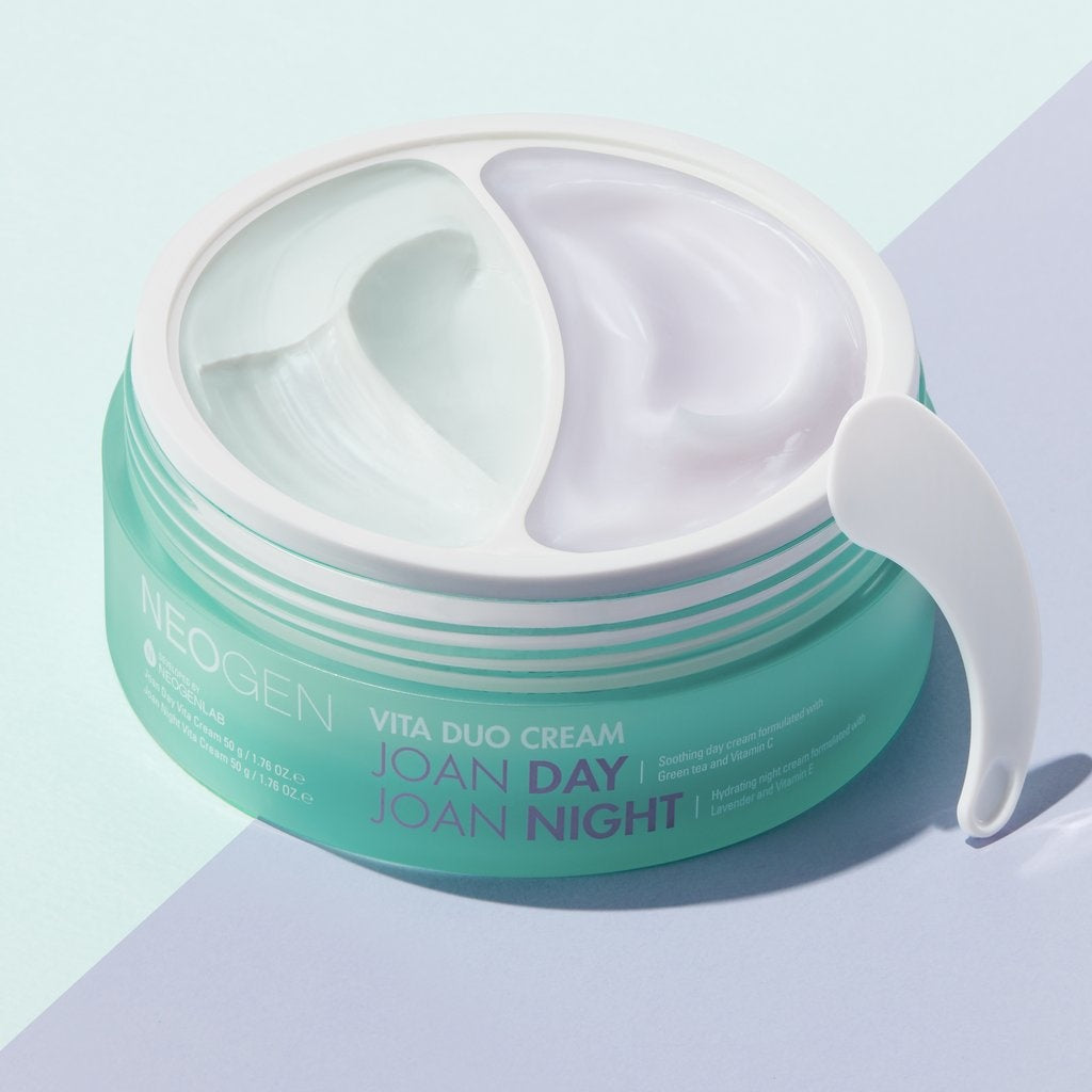 NEOGEN - Vita Duo Cream (Joan Day & Night) asian authentic genuine original korean skincare montreal toronto calgary canada thekshop thekshop.ca natural organic vegan cruelty-free cosmetics kbeauty vancouver free shipping 