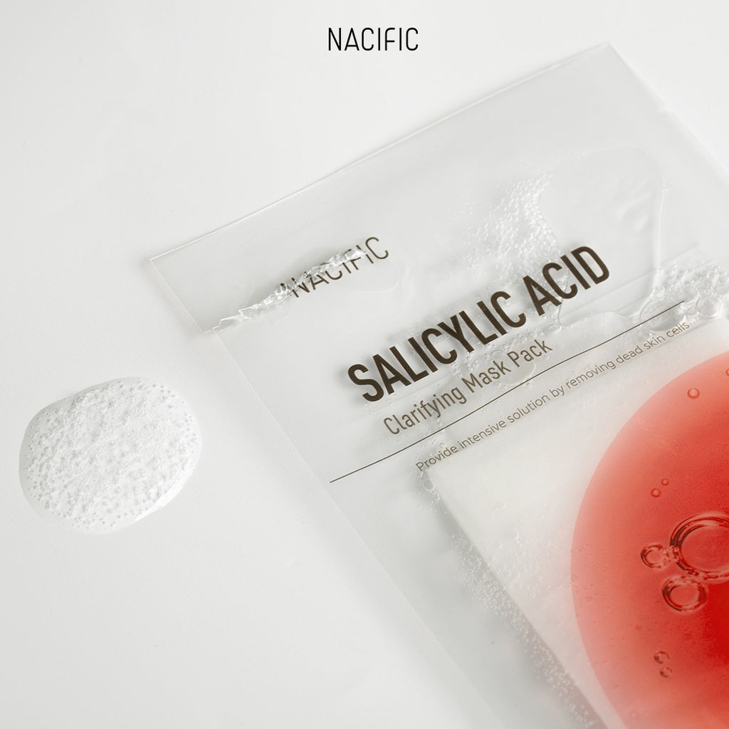 Nacific Salicylic Acid Clarifying Mask Pack asian authentic genuine original korean skincare montreal toronto calgary canada thekshop thekshop.ca natural organic vegan cruelty-free cosmetics kbeauty vancouver free shipping 