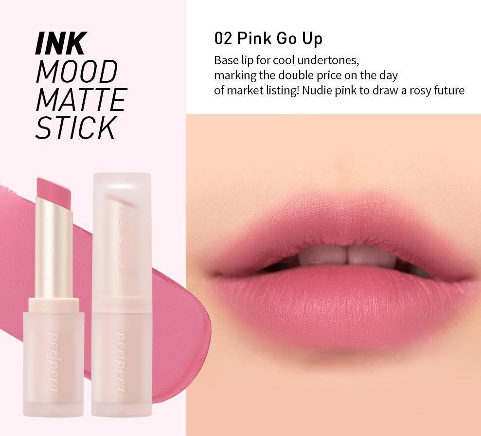 PERIPERA Ink Mood Matte Stick asian authentic genuine original korean skincare montreal toronto canada thekshop thekshop.ca natural organic vegan cruelty-free cosmetics kbeauty vancouver free shipping lipstick liptint kbeauty 